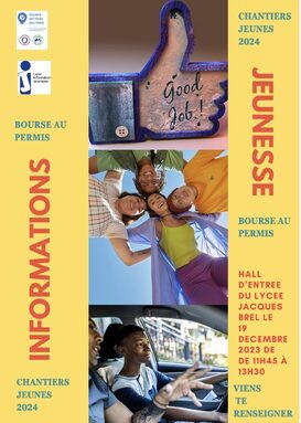 BOURSE AU PERMIS / CHANTIERS JEUNES